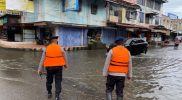 Patroli Antisipasi Banjir, Polres Lhokseumawe