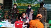 Tingkatkan Imunitas Kesehatan Warga Cipinang Cempedak, Koramil 01/Jatinegara Gelar Vaksin Booster