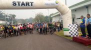 Komandan Lanal Palembang Hadiri Acara Fun Bike dalam rangka HUT PT. Angkasa Pura II Palembang Ke-38