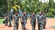 Pangdam XIV/Hsn Dampingi Kunker Panglima TNI di Lantamal VI Makassar*