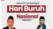 Kepala Dinas Sosial Kota Serang Mengucapkan Selamat Hari Buruh Nasional 1 Mei 2023