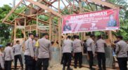 Polres Aceh Timur Bangun Rumah Warga Banda Alam di Hari Bhayangkara ke 77