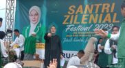 Neng Siti Caleg DPR RI Dapil Banten Dari Fraksi PPP Peringatan Hadiri Hari Santri Di Kecamatan Muncang