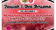 Peringati 25 Tahun Tragedi Pembantaian  di Arakundo : SPKP HAM & KPA – Aceh Timur Adakan Doa Bersama Dan Santuni Anak Yatim.