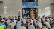 Polres Gowa Memperingati Isra Mikraj Nabi Muhammad SAW 1445 H/2024 M di Masjid Al Ghaffar