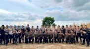 Kapolres Takalar Pimpin Upacara Penutupan Tradisi Pembaretan Bintara Remaja Diktukba Angkatan 50 TA 2024