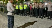 Ratusan Personil Polres Takalar Amankan Kepulangan Jamaah Haji Asal Takalar