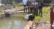 Anak 10 Tahun Tenggelam di Saluran Irigasi, Personel Polsek Pallangga Turun ke TKP