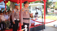 Kapolres Gowa Pimpin Apel Gelar Pasukan Ops Mantap Praja 2024-2025 Polres Gowa