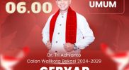 Komunitas Ngopi Broo Akan mengadakan dan memeriahkan Senam Sehat Bersama Dr. Tri Adhianto Calon Walikota Bekasi 2024-2029