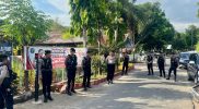 Pengamanan Ketat oleh Personel Sat Samapta di Giat Kampanye Pasangan Calon Bupati