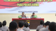 Biro SDM Polda Sulsel Gelar Supervisi BIN SDM di Polres Gowa