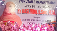 Acara Syukuran Pelantikan Anggota DPRD Provinsi Sulawesi Selatan Hj. Aslinda Wahad S. Sos. M. Si