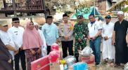 Kapolres Takalar Bersama Dandim Dampingi Pj. Bupati Takalar Serahkan Bantuan untuk Korban Kebakaran di Rajayya