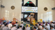 Polres Gowa Gelar Peringatan Maulid Nabi Muhammad SAW 1446 H di Masjid Al Gaffar