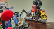 Lewat Siaran Radio, Kasatlantas Polres Gowa Sosialisasikan Ops Zebra Pallawa 2024