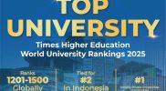 BINUS UNIVERSITY Menempati Posisi 2 di Indonesia Dalam Pemeringkatan Times Higher Education World University Rankings 2025