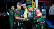 Kasdam XIV/Hsn Bersama Forkopimda Sulsel Melaksanakan Peninjauan Pos Pengamanan, Pos Pelayanan dan Pos Terpadu Operasi Lilin-2024 di Wilayah Kota Makassar