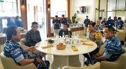 Irdam XIV/Hsn Sambut Kedatangan Kasau Di Base Ops Lanud Sultan Hasanuddin