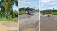 PARAH, Jalan Rusak Telan Korban Kecelakaan di Idi Tunong, LAKI Atim Soroti PUPR Setempat