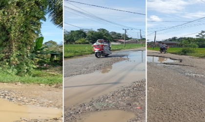 PARAH, Jalan Rusak Telan Korban Kecelakaan di Idi Tunong, LAKI Atim Soroti PUPR Setempat