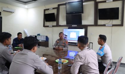 Polres Muara Enim Gelar Sosialisasi Literasi Digital untuk Personelnya 