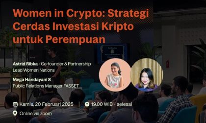 Women Empowerment: Fasset dan Komunitas Women Nations Gelar Webinar Literasi Kripto untuk Perempuan