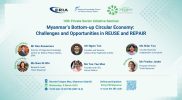 Webinar Registration Open: “Myanmar’s Bottom-Up Circular Economy: Challenges and Opportunities in REUSE and REPAIR”