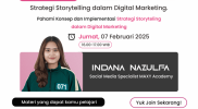 MAXY Academy Gelar Free Day Class: Strategi Storytelling dalam Digital Marketing Bersama Indana Nazulfa