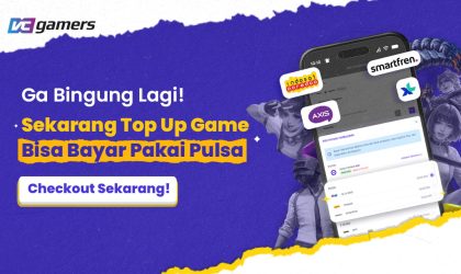 Kabar Gembira! Top Up Game Pakai Pulsa Kini Hadir di VCGamers