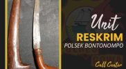Unit Reskrim Polsek Bontonompo Amankan Remaja Bawa Sajam di Tengah Patroli Malam