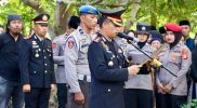 Kapolres Takalar Pimpin Langsung Upacara Pemakaman AIPTU Ince Muh. Riswan, S.H