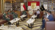 Pangdam XIV/Hsn Terima Audiensi Rombongan Itjen Kemhan dan ASABRI di Makodam