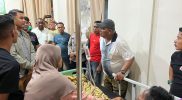 Kapolres Aceh Timur Datangi Korban Selamat Kapal Nelayan Idi Cut Yang Dihantam Ombak